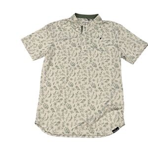 NWOT Men's PRIMO Floral GOLF shirt Size S Small Washed, never worn